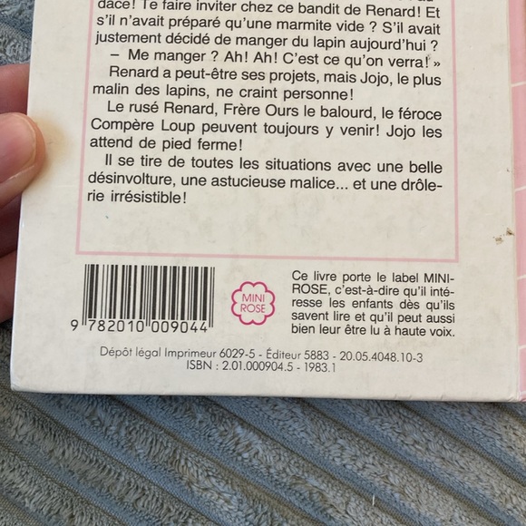 1972 French JOJO LAPIN CHEZ MAITRE RENARD Par Enid Blyton HC Book Vintage - Picture 9 of 9